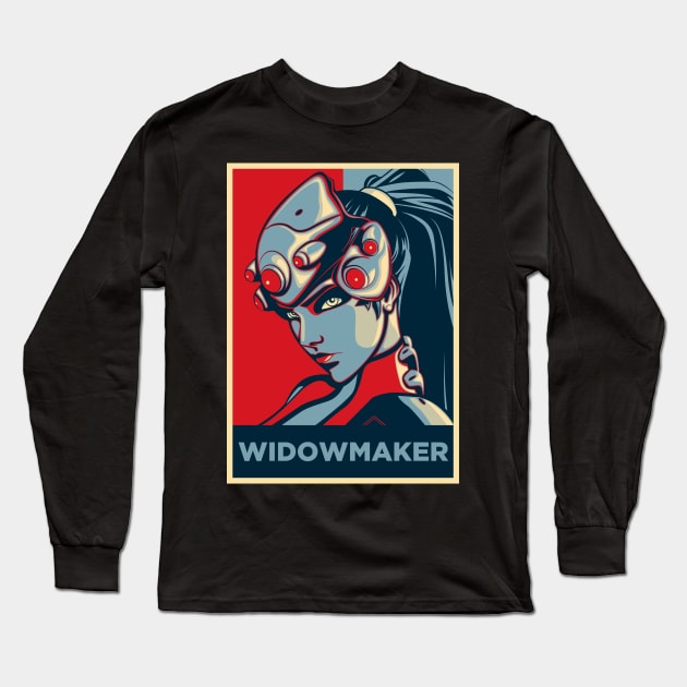 WIDOWMAKER Long Sleeve T-Shirt by ChrisHarrys